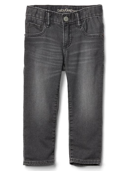 Gap High Stretch Super Soft Slim Jeans - Washed Black