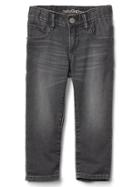 Gap High Stretch Super Soft Slim Jeans - Washed Black