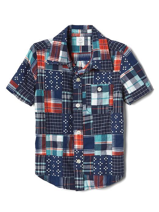 Gap Patchwork Pocket Shirt - Multi