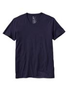 Gap Essential V Neck T - Blackberry Wine