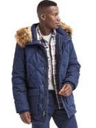 Gap Men Coldcontrol Max Hooded Puffer Parka - Tapestry Navy
