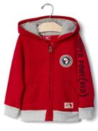 Gap Babygap X Red Patch Zip Hoodie - Red