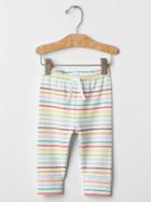 Gap Rainbow Stripe Banded Pants - Multi Stripe