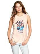 Gap City A Line Muscle Tank - Pearl Rose