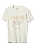 Gap Men Graphic Short Sleeve Tee - Def Leppard Bulldog