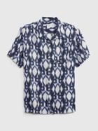 Kids Linen-cotton Button-down Shirt