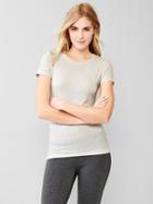 Gap Pure Body Short Sleeve Tee - White Heather