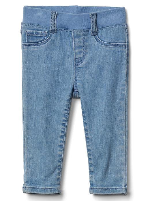 Gap Tencel Blend Pull On Jeggings - Light Wash Indigo