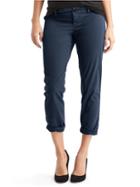 Gap Inset Panel Girlfriend Chino - True Indigo