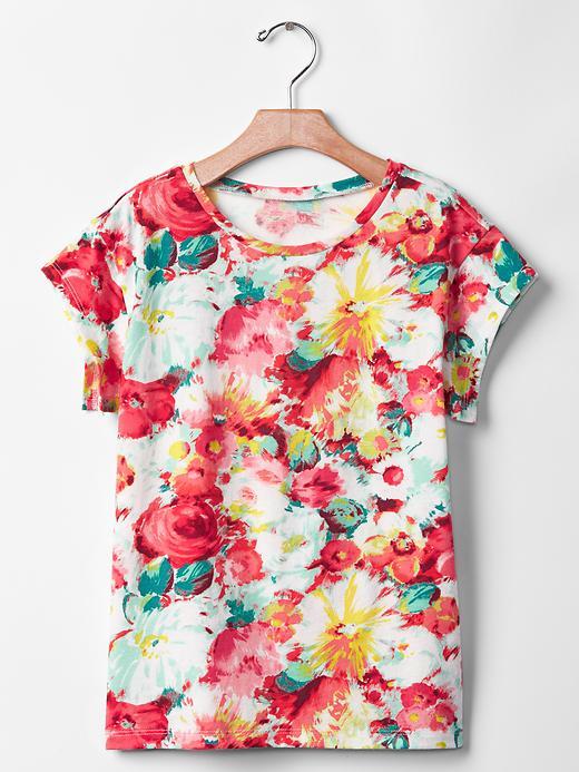 Gap Floral Cap Tee - Pacific Rim 852