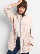 Gap Women Dolman Utility Parka - Dull Rose
