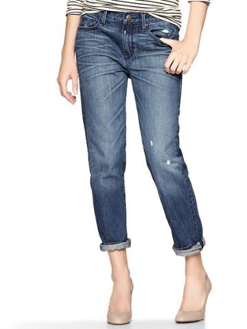Gap 1969 Sexy Boyfriend Flap Pocket Jeans