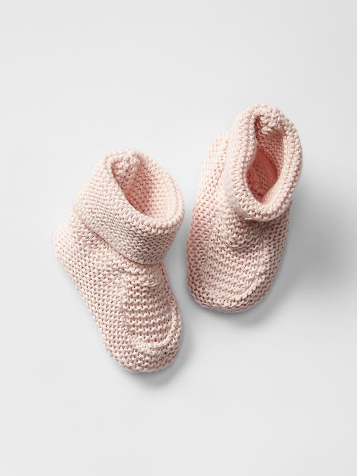 Gap Knit Booties - Milkshake Pink