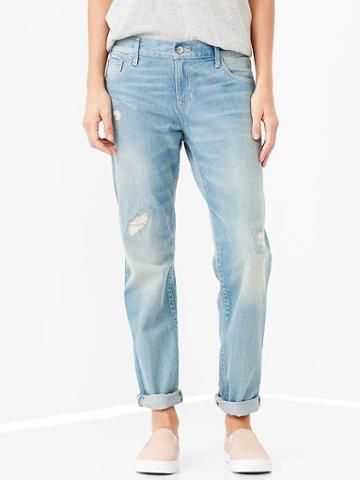 Gap 1969 Patch &amp; Repair Sexy Boyfriend Jeans - Malta