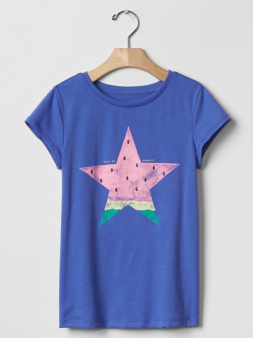 Gap Graphic Short Sleeve Tee - Periwinkle Plus