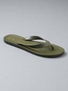 Gap Men Classic Rubber Flip Flops - Algae