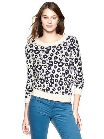 Gap Animal Print Sweater