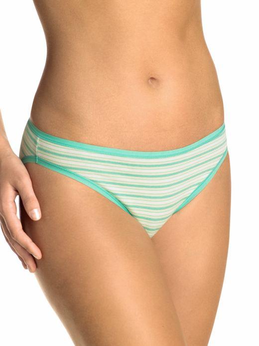 Gap Low Rise Bikini - Turquoise Stripe