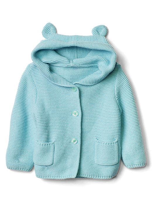Gap Bear Sweater Hoodie - Turquoise