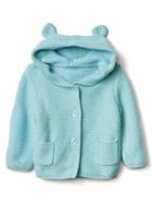 Gap Bear Sweater Hoodie - Turquoise