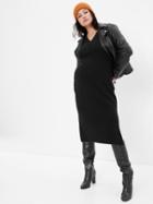 Maternity Henley Midi Sweater Dress