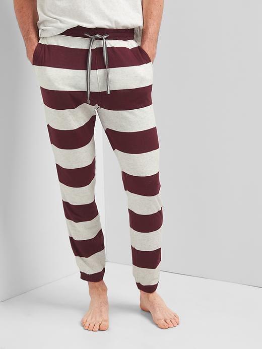 Gap Men Double Face Lounge Pants - Pinot Noir