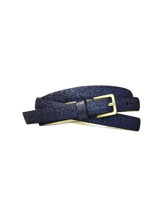 Gap Skinny Glitter Belt - Navy
