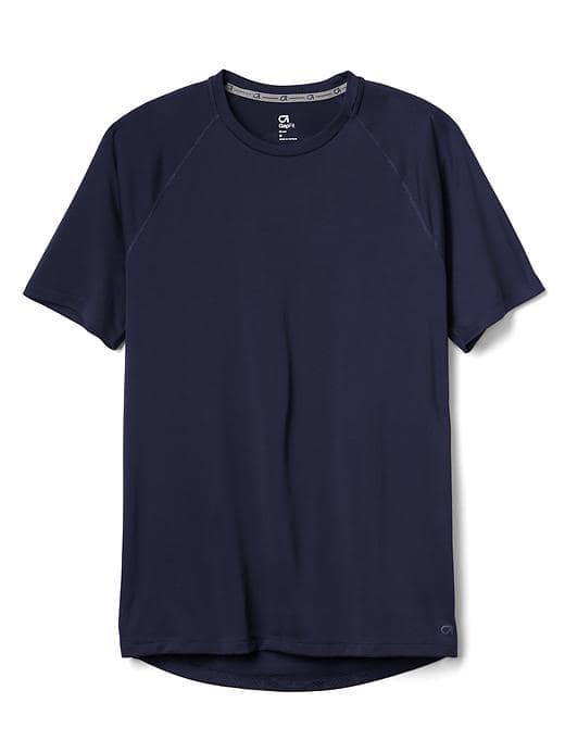 Gap Men Aeromesh Raglan Crew Tee - True Indigo