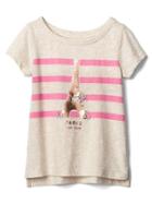 Gap City And Stripes Slub Tee - Paris