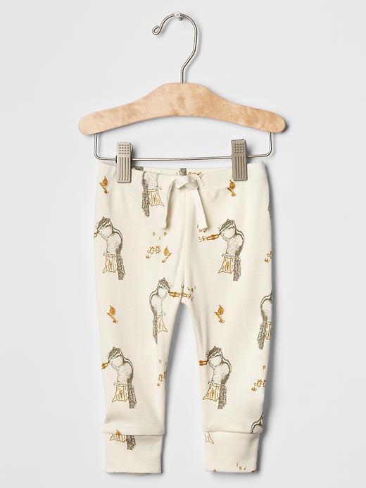 Gap Squirrel Knit Pants. - Ivory Frost