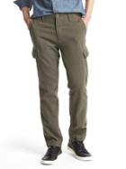 Gap Men Herringbone Slim Fit Cargo Pants - Surplus