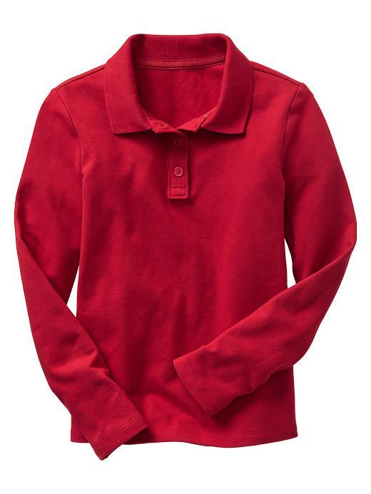 Gap Pique Polo - Ruby Red