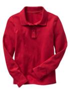 Gap Pique Polo - Ruby Red