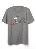 Gap Men Short Sleeve Graphic Tee - Snoopy Surf
