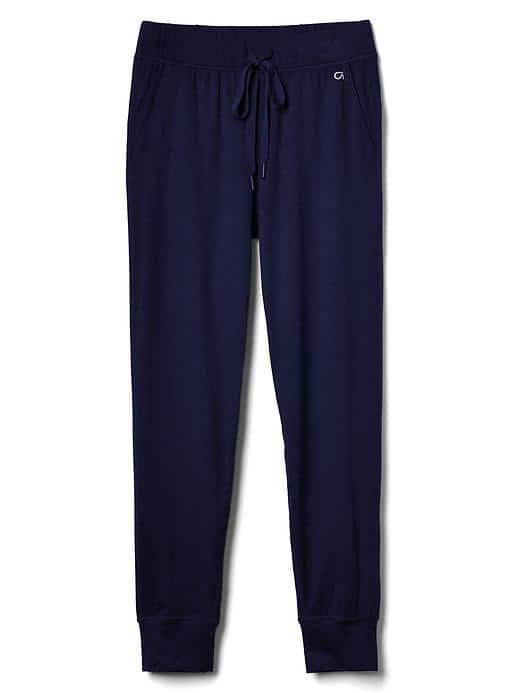 Gap Women Soft Brushed Tech Jersey Joggers - True Indigo