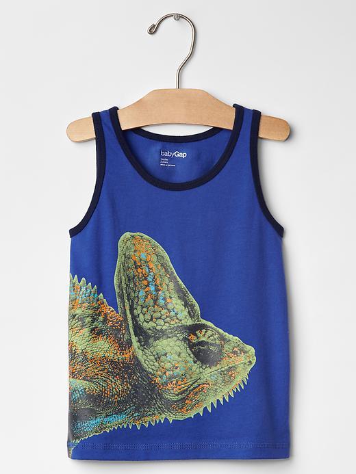 Gap Graphic Tank - Matisse Blue