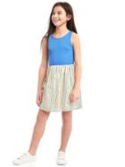 Gap Women Shimmer Skirt Tank Dress - Barclay Blue