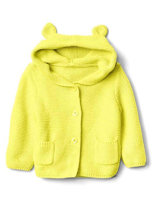 Gap Bear Garter Hoodie - Fresh Yellow