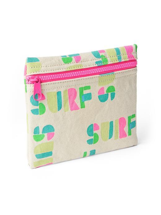 Gap Women Zip Pouch - Surf
