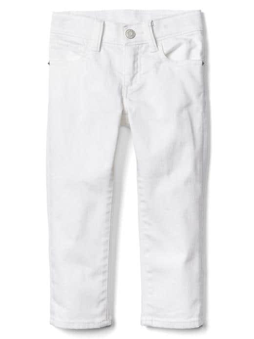 Gap High Stretch Slim Jeans - White Denim