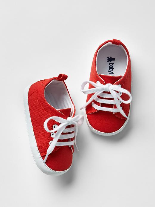 Gap Lace Up Sneakers - Fire Coral
