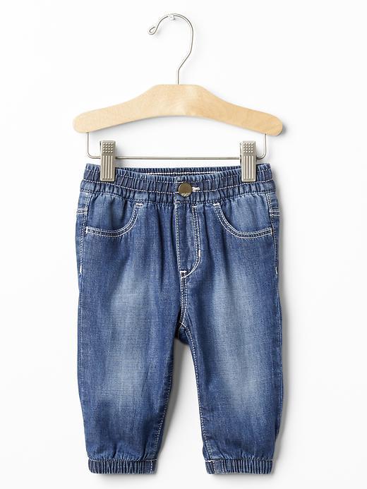 Gap 1969 Denim Joggers - Medium Indigo
