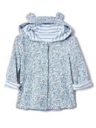Gap Reversible Floral Bear Zip Hoodie - Classic Lavender
