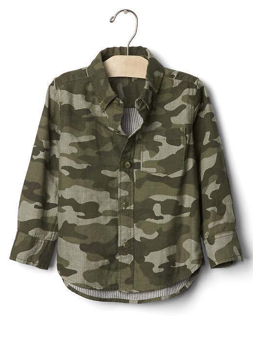 Gap Convertible Doubleweave Shirt - Gartland Green