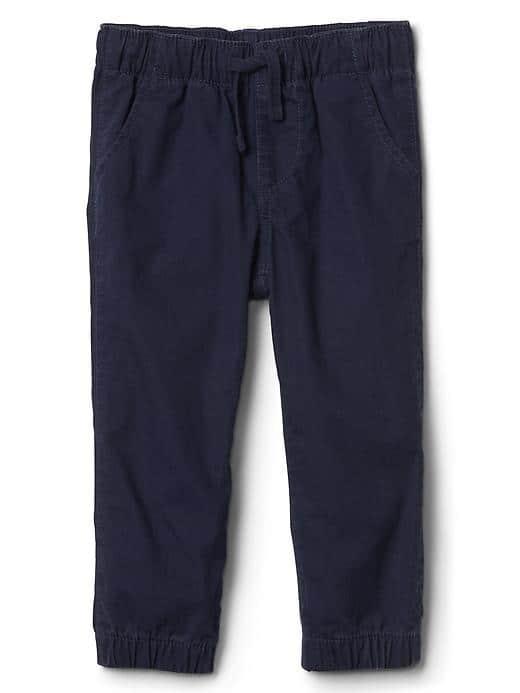Gap Pull On Canvas Joggers - True Indigo