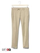 Gap Men X Gq Michael Bastian Slim Fit Flannel Lined Khakis - Oak