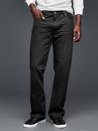 Gap Men 1969 Standard Fit Jeans Black Wash - Grey