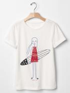 Gap Embellished Graphic Tee - New Off White Opt2