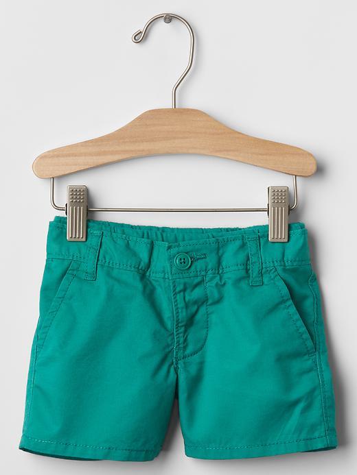 Gap Solid Pull On Shorts - Green Malachite