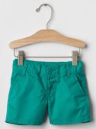 Gap Solid Pull On Shorts - Green Malachite